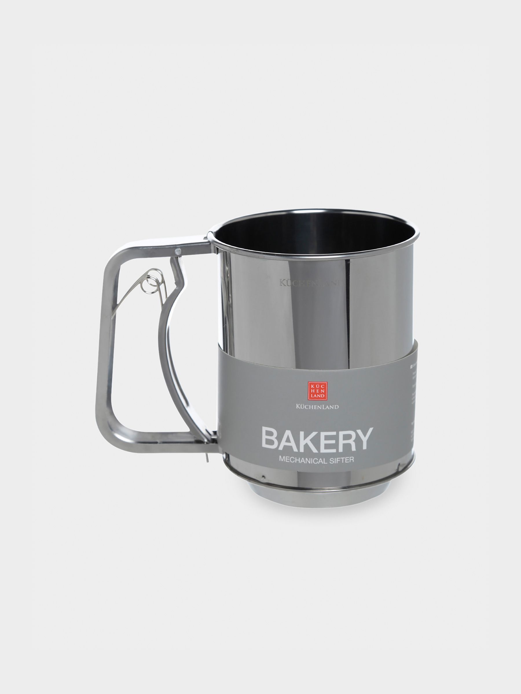 Mechanical sieve, 14x12 cm, steel, Bakery, image-3