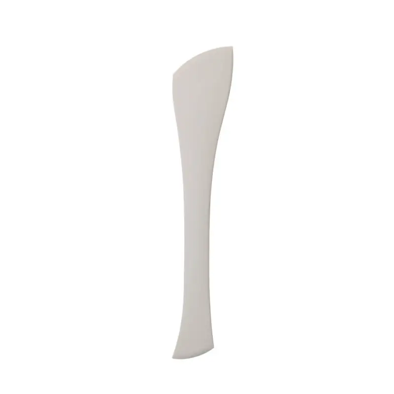 Spatula, 28 cm, double, silicone, beige