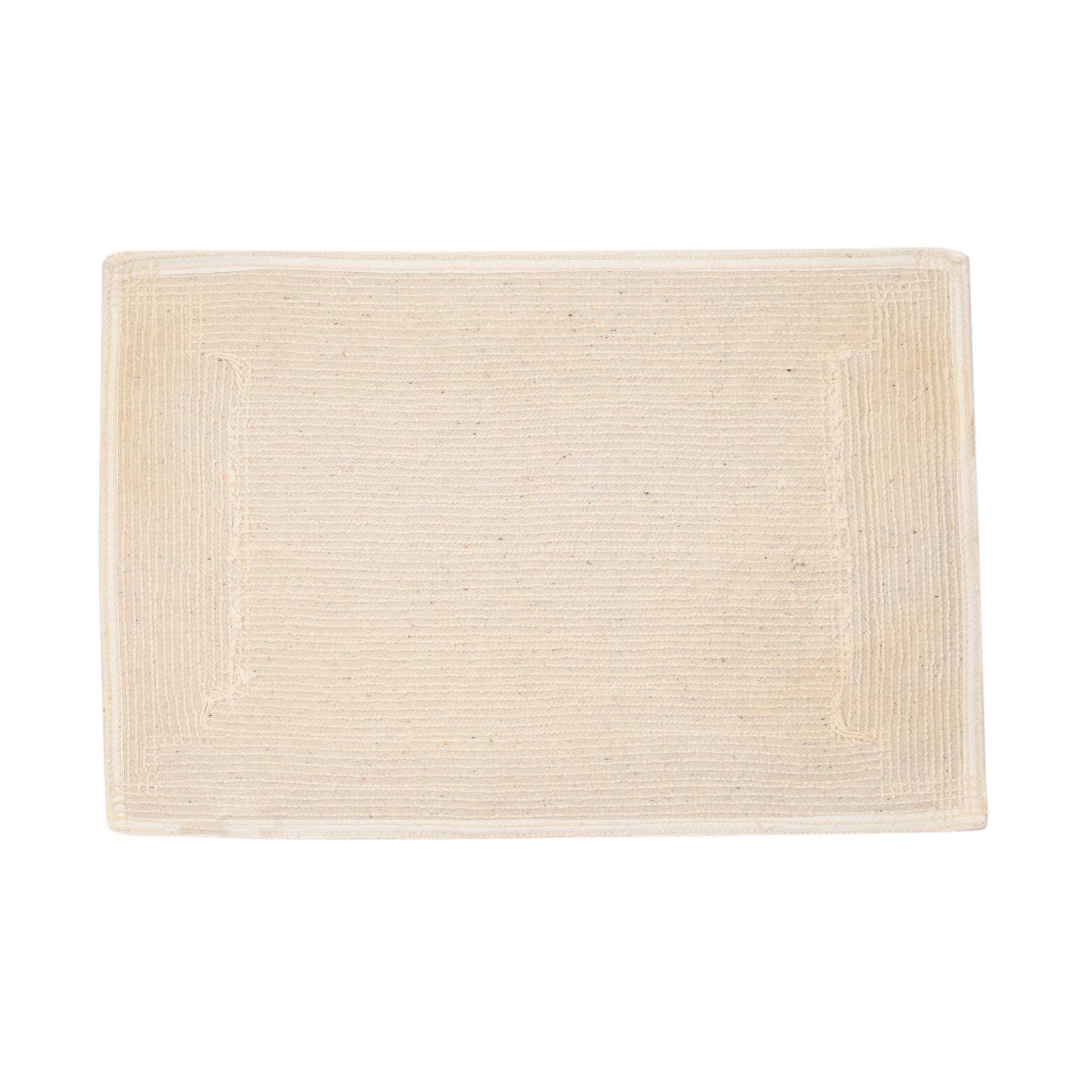 Bathroom mat, 40x60 / 50x80 cm, 2 pcs, Anti-slip, Cotton, Milk, Metric, image-4