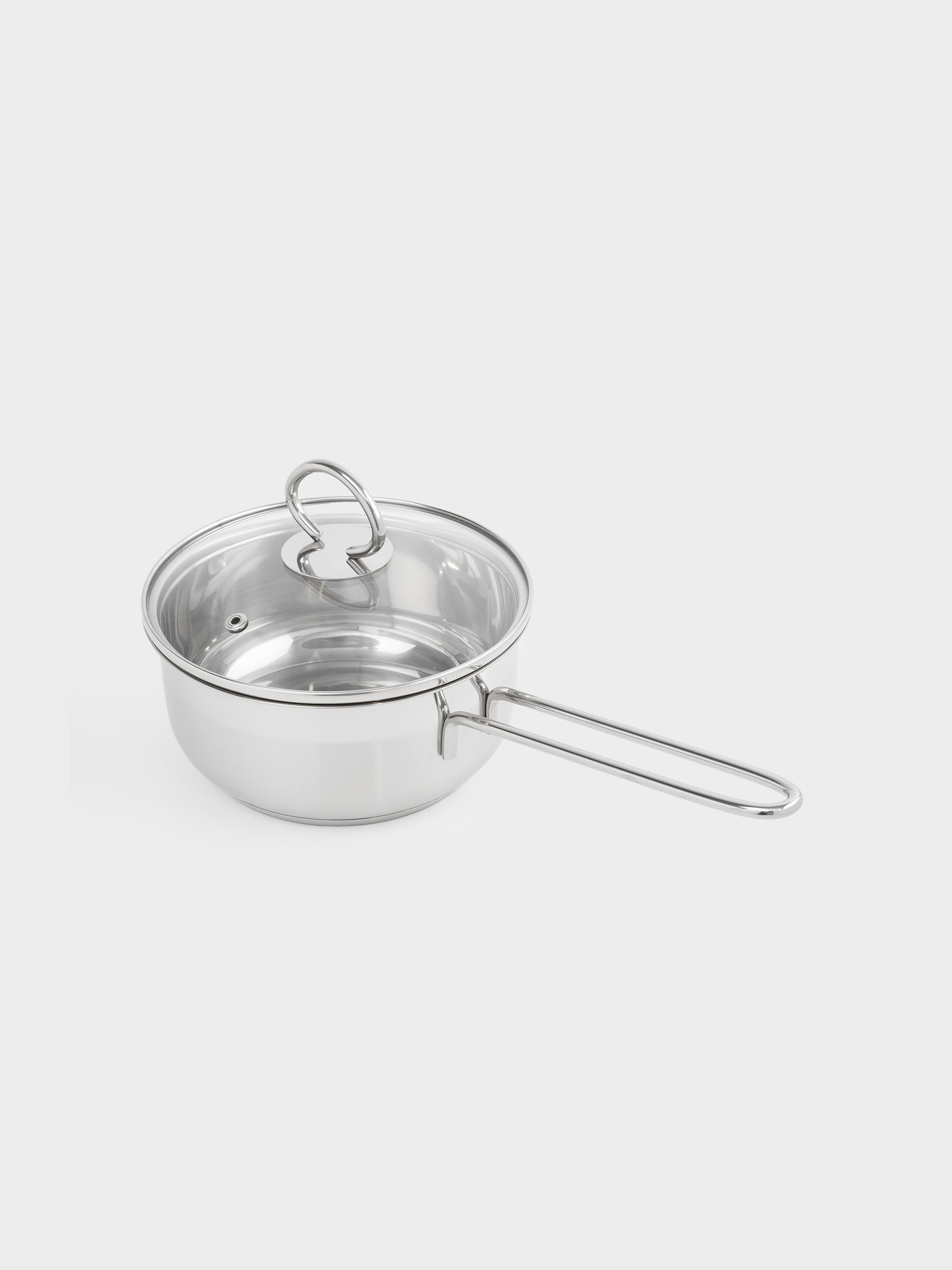 Saucepan, 16 cm, 1.4 l, with lid, steel / glass, Egoist lite, image-7