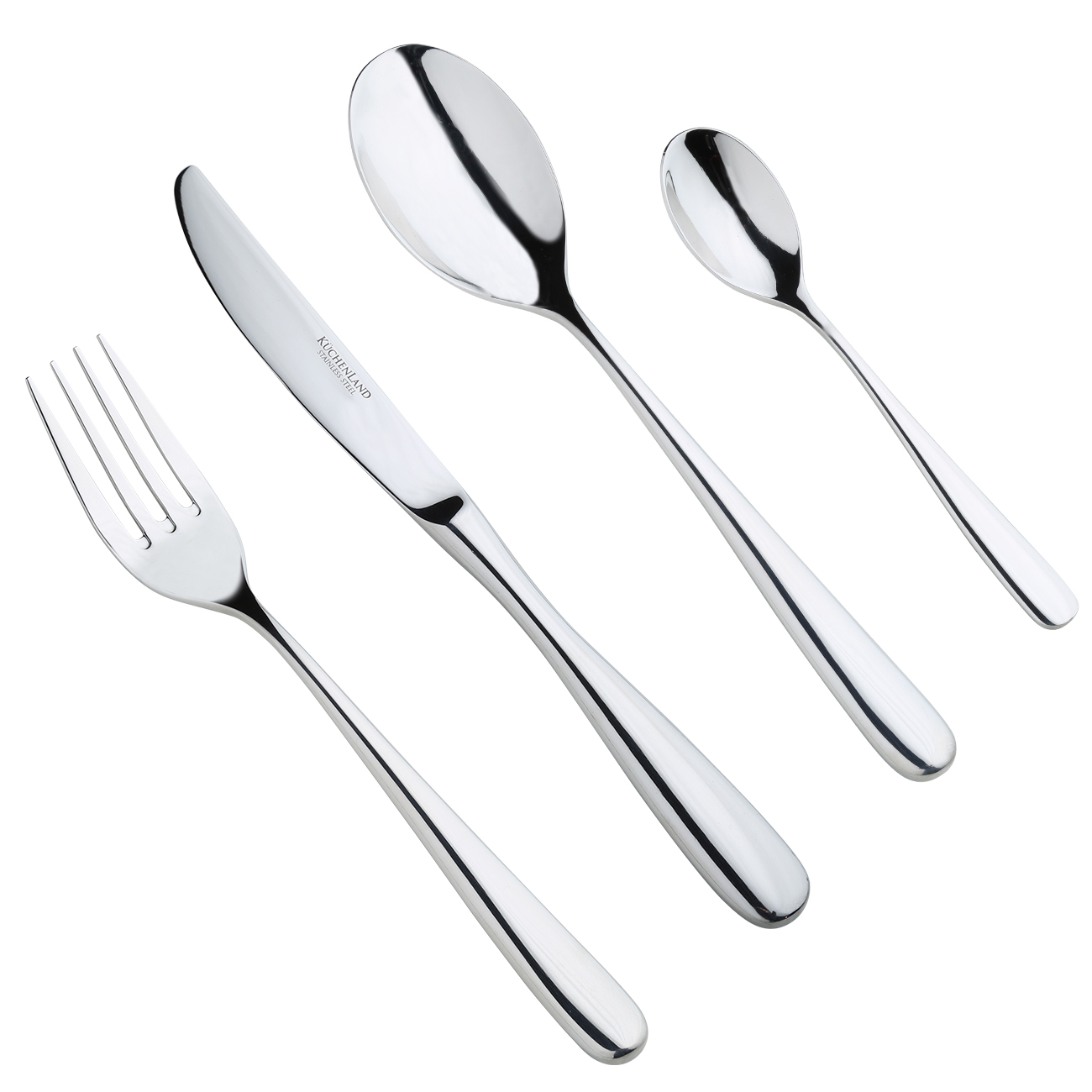 Kitchenware, 6 pers, 24 pcs, steel, Brussels, image-0