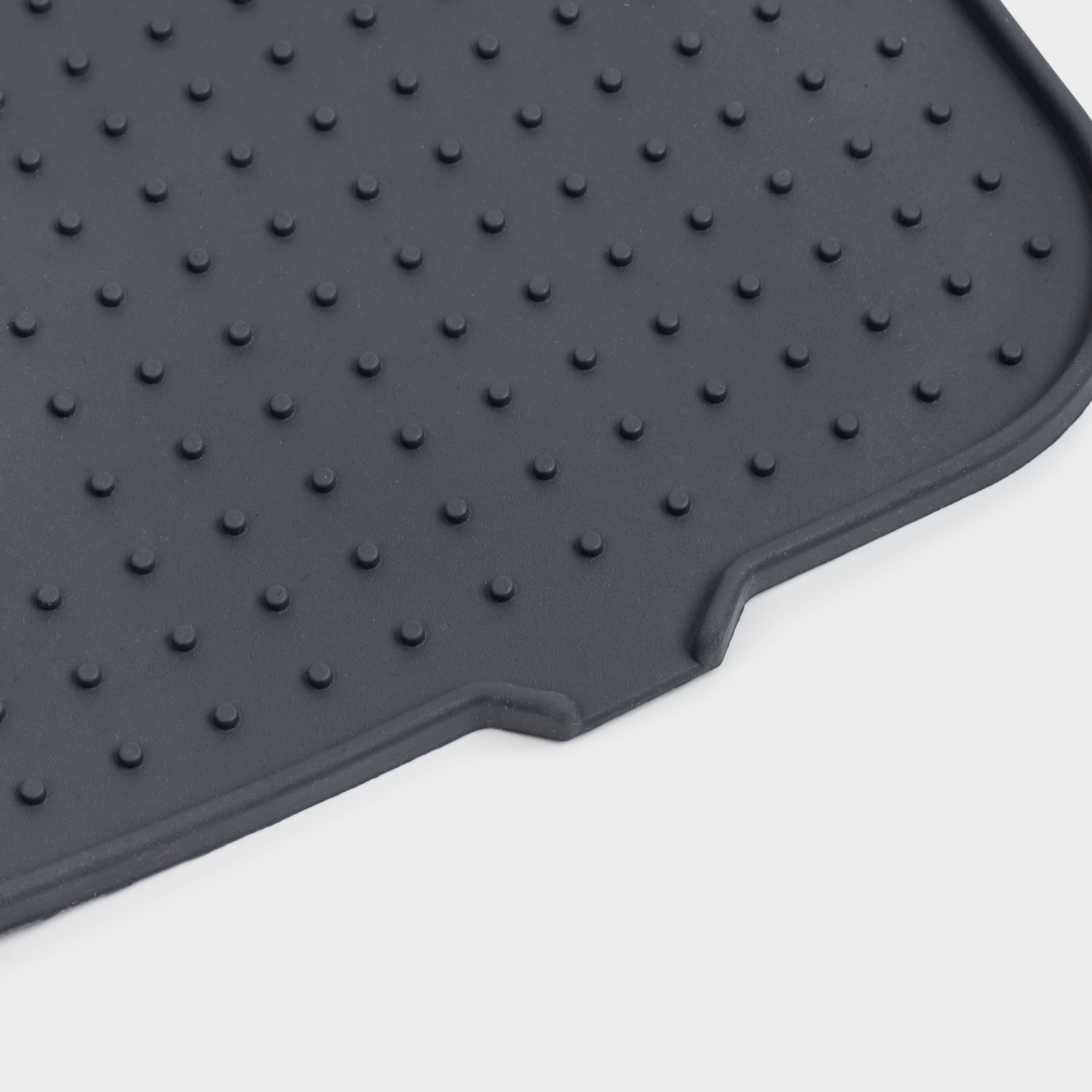 Sink mat for mixer tap, cm, rubber, grey, Keeping