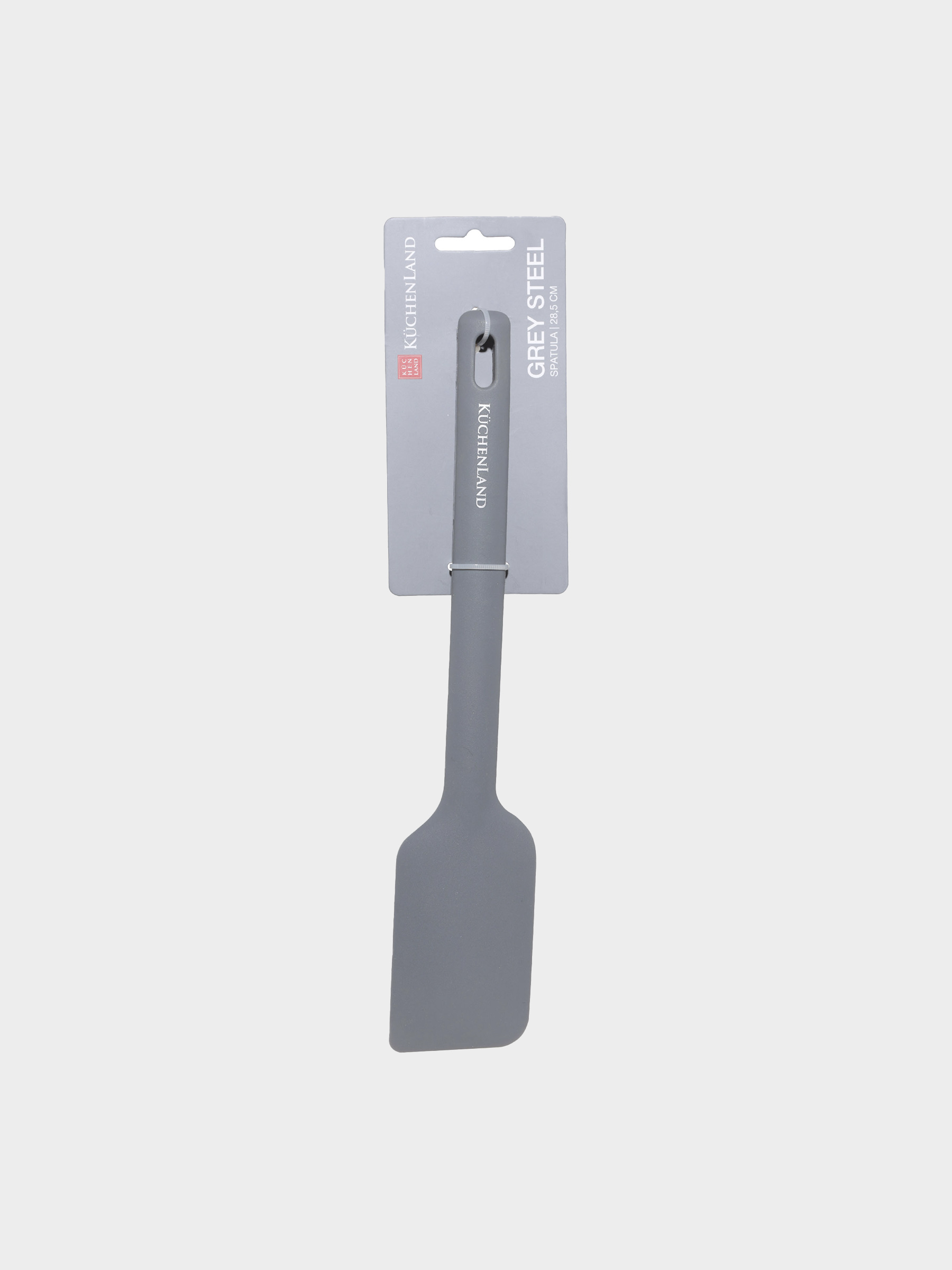 Spatula, 28 cm, silicone, grey, Grey steel, image-2