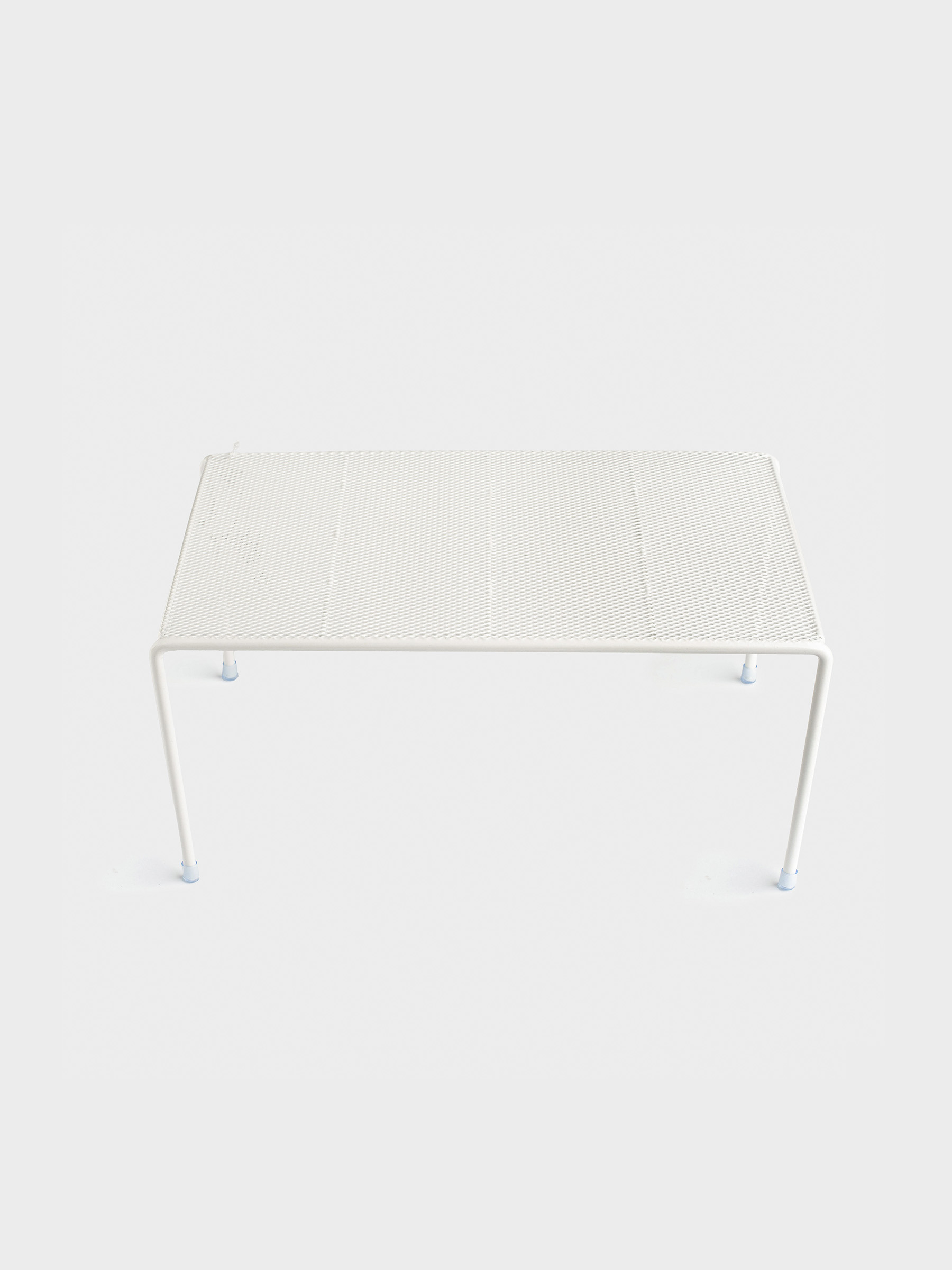 Shelf organizer for the cabinet, 30x23 cm, metal, milky, Grid, Method, image-2