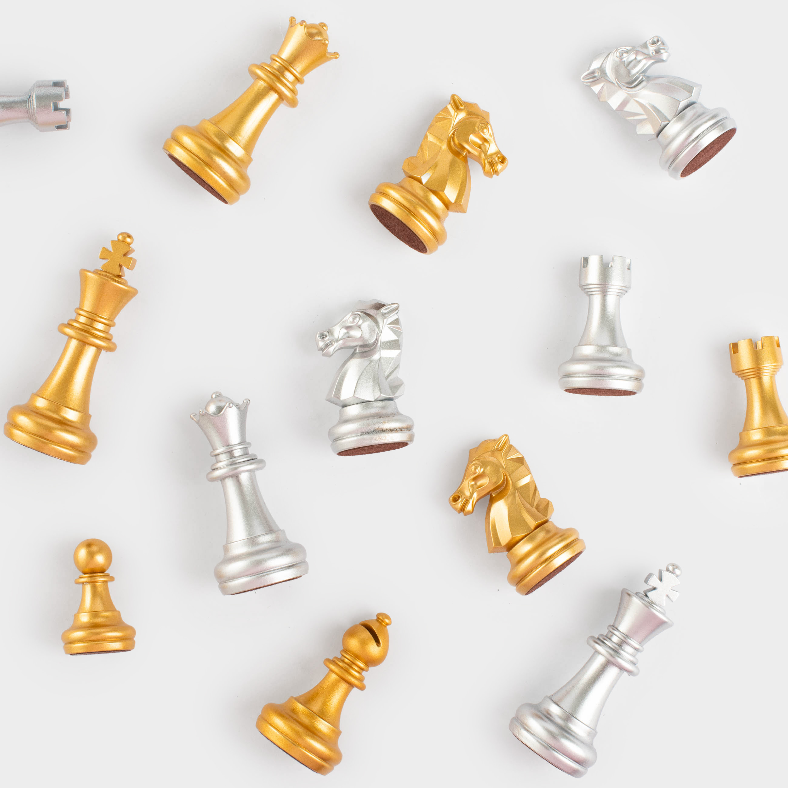 Board game, 19x19 cm, chess, PU leather / MDF, Hobby leather, image-4