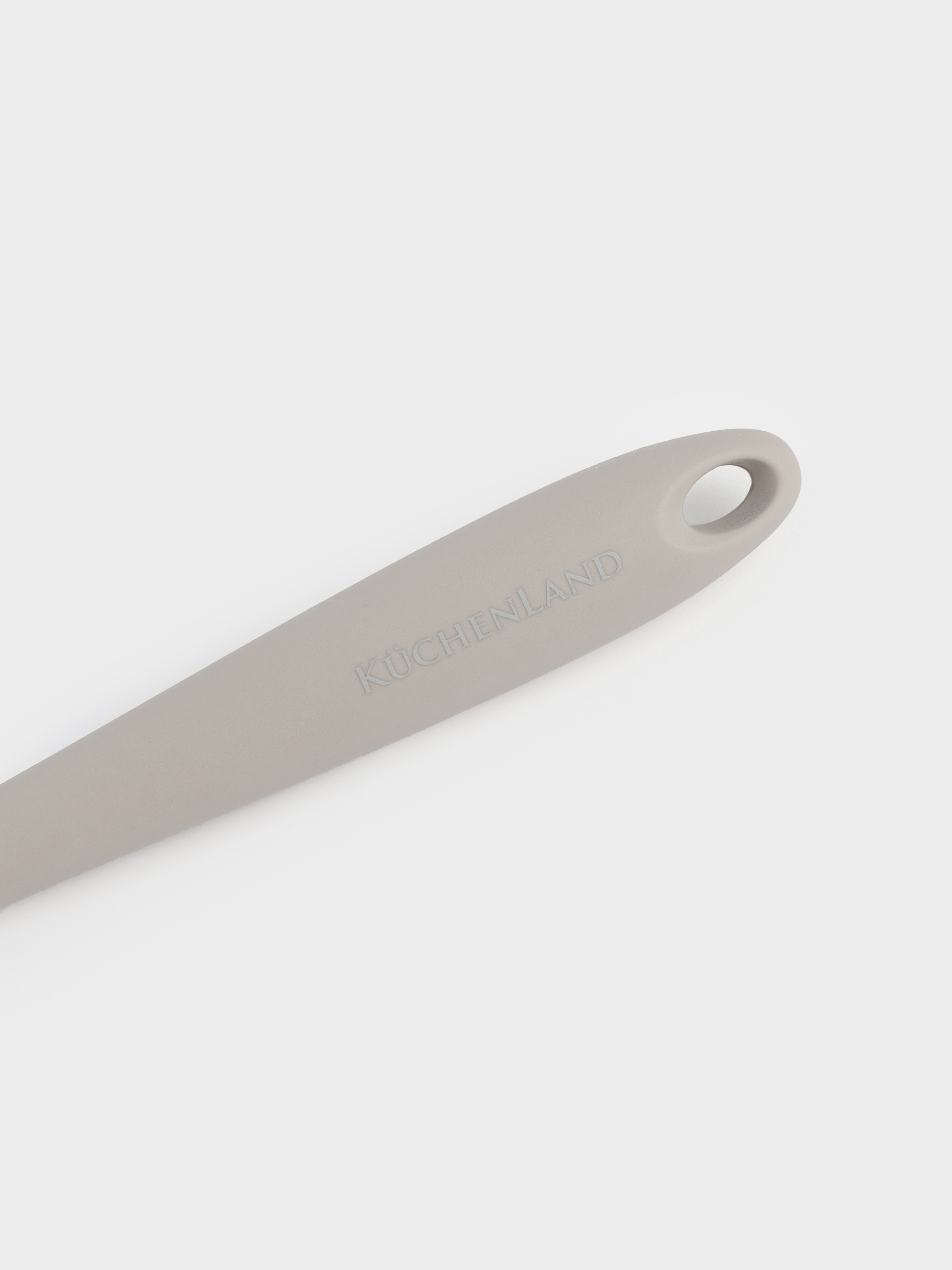 Spatula, 31 cm, with slits, silicone / nylon, beige, Benefit, image-4