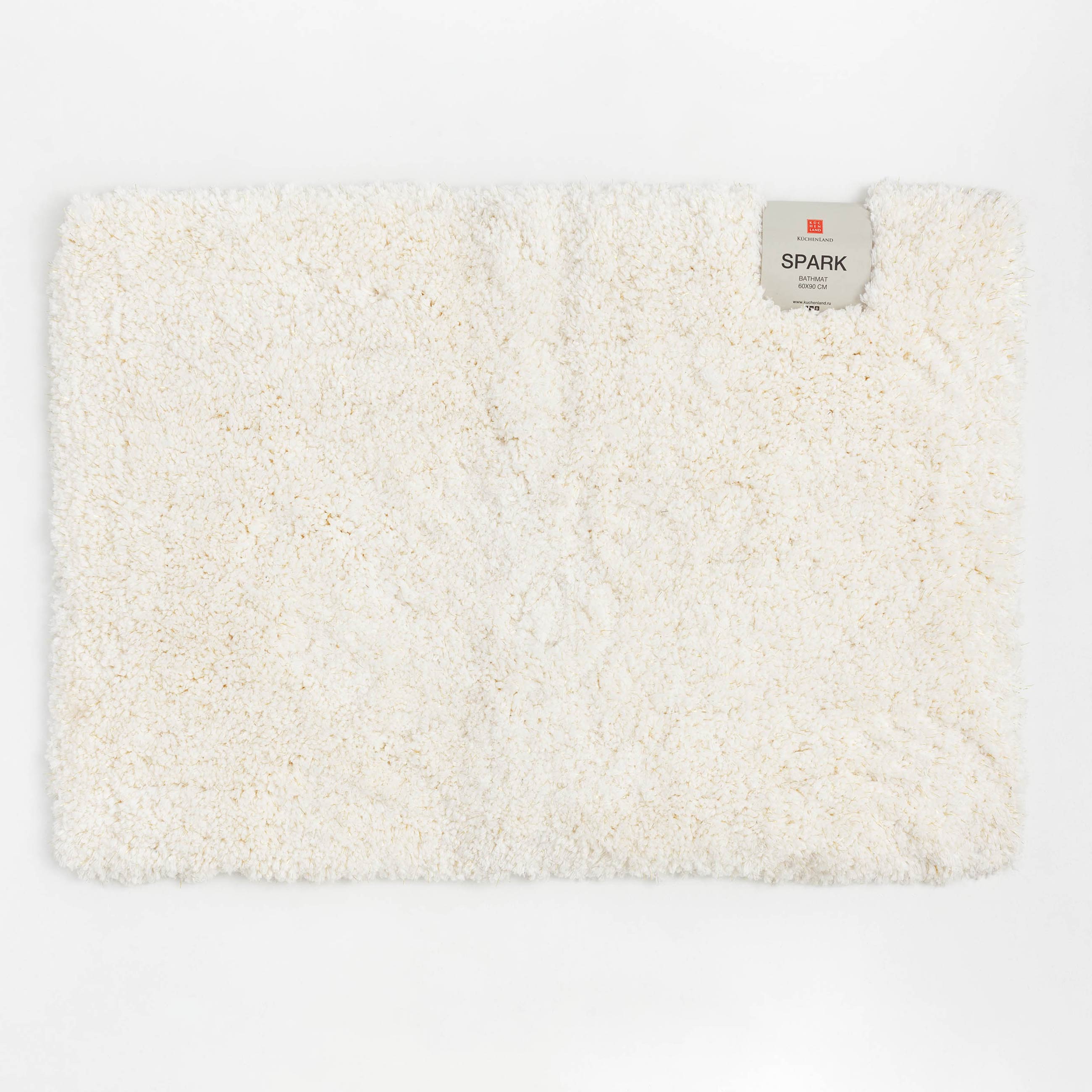 Mat, 60x90 cm, anti-slip, polyester/cotton, golden beige, Spark, image-5