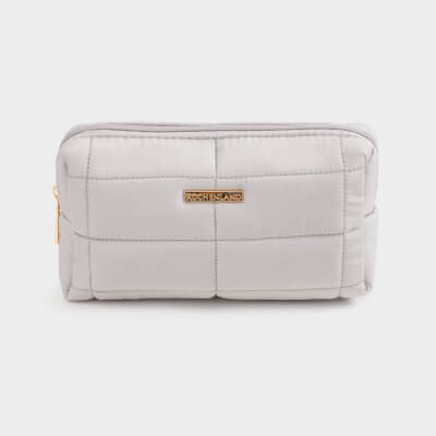 Cosmetic bag, 18x11 cm, quilted, polyester, color, One stitch, image-0