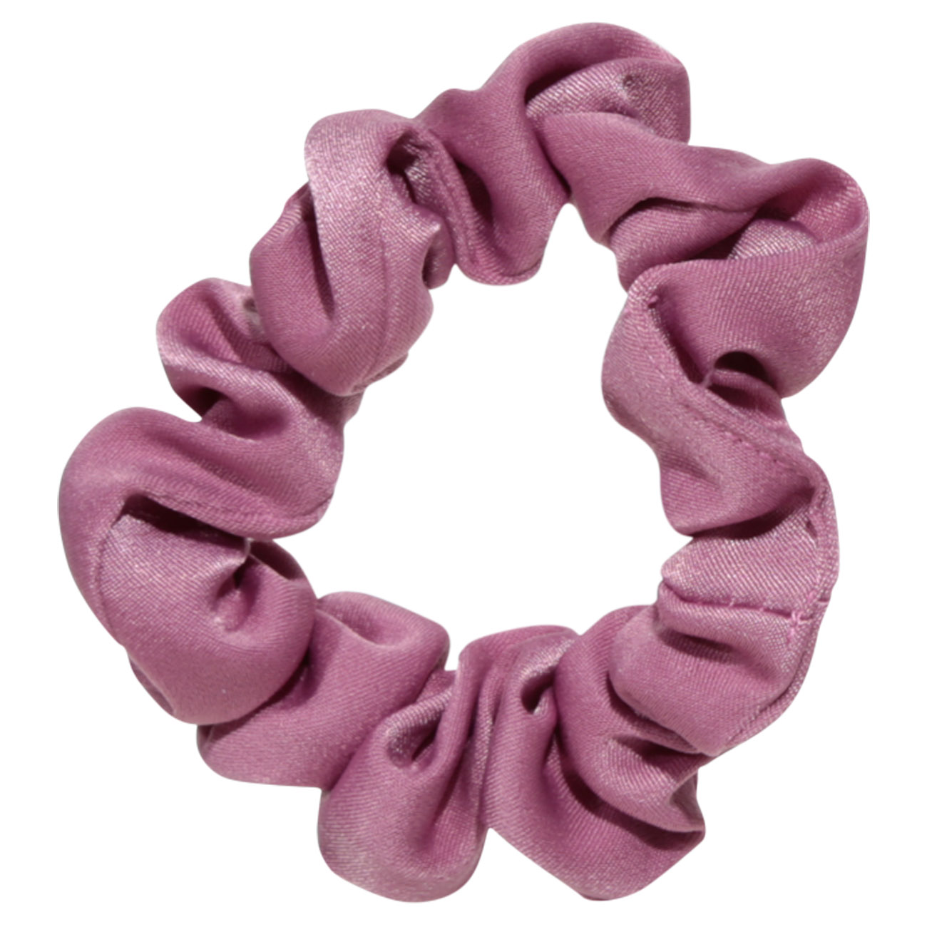 Elastic band for hair, 5 cm, 2 pcs, children's, satin, pink / beige, Silk, image-1