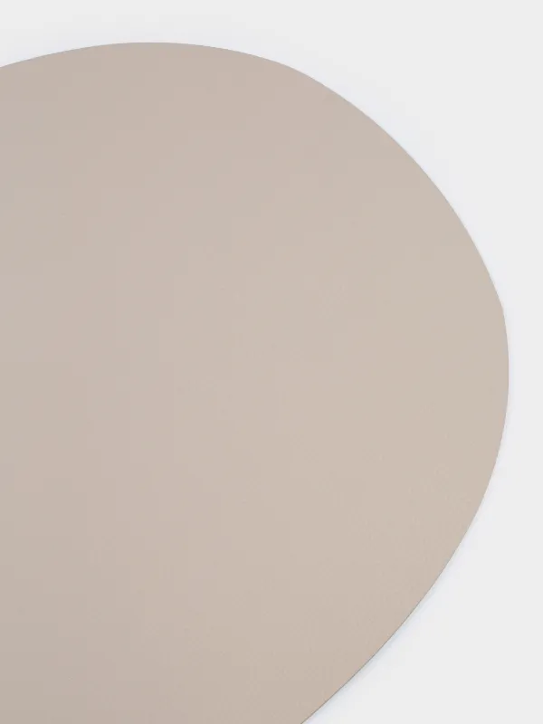 Placemat, 30x45 cm, PVC, oval, beige, Rock, image-3