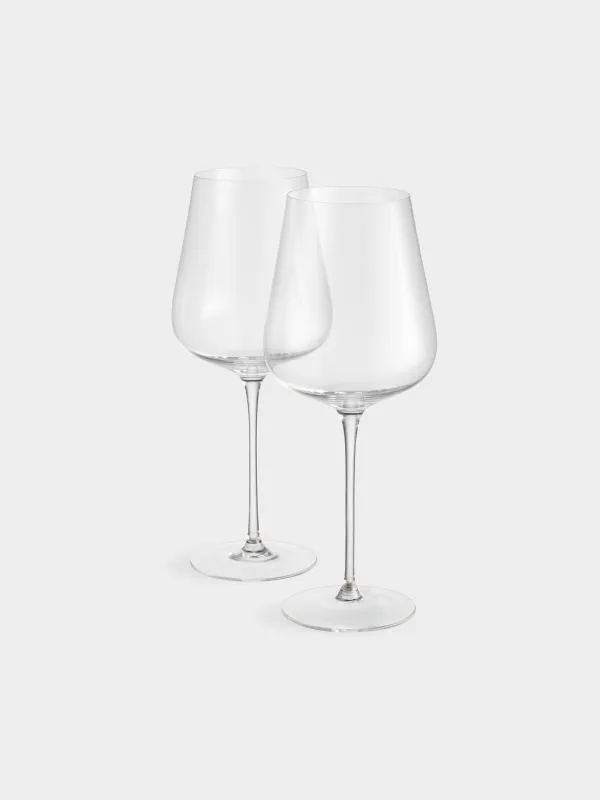 Red wine glass, 650 ml, 2 pcs, crystal glass, Ferentino, image-1