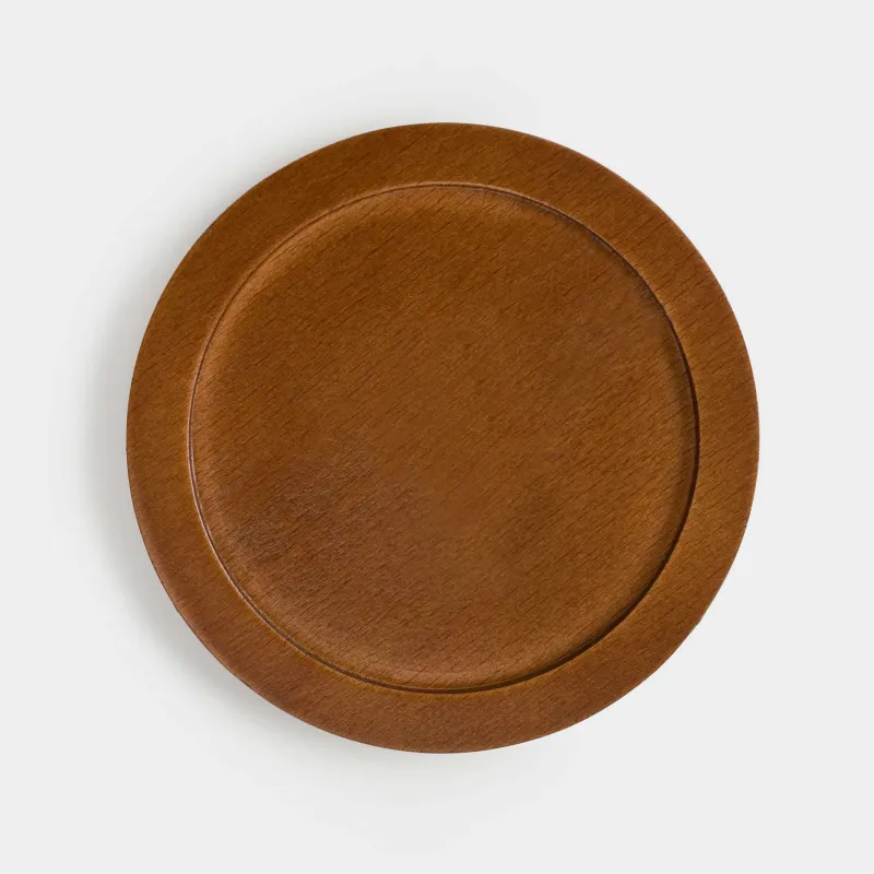 Mug, 230 ml, on a stand, glass B / wood, Ribby, image-2