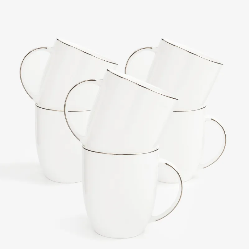 Mug, 400 ml, 6 pcs, porcelain F, Antarctica, image-0