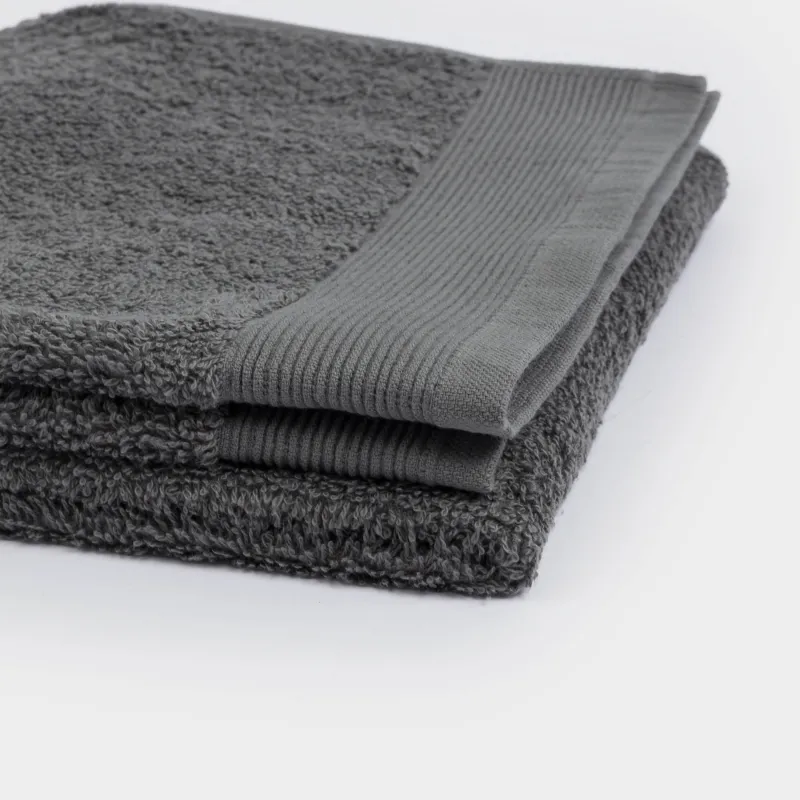 Towel, 50x90 cm, cotton, grey, Vari cotton, image-6