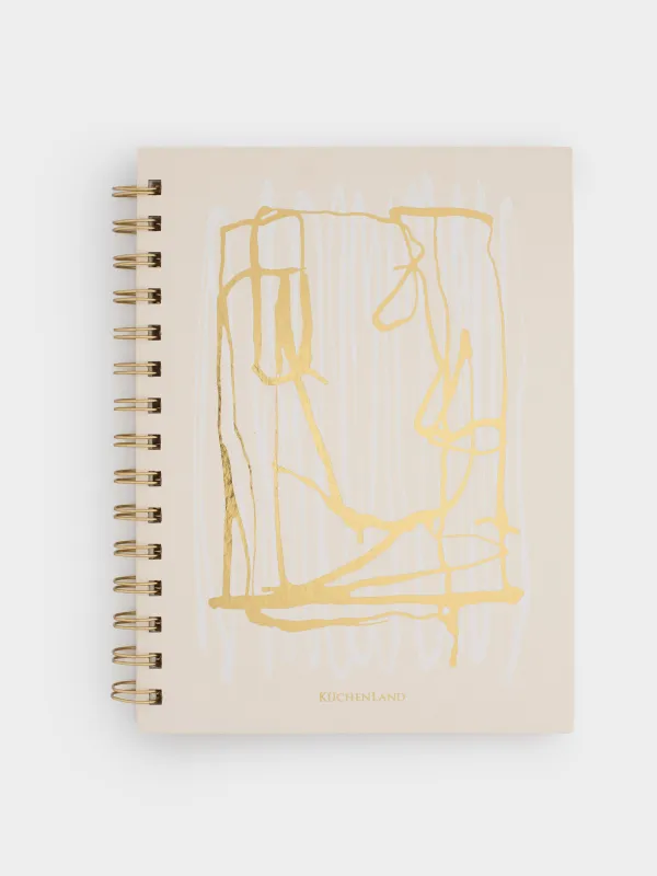 Notepad for notes, 15x20 cm, 70 l, on rings, cardboard, Picture, Stationery, image-0