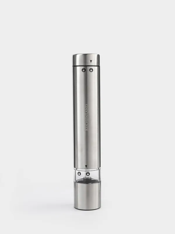 Spice mill, 19 cm, electric, steel, Classic, image-0