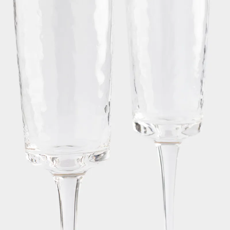 Drinking glass, 160 ml, 2 pcs, glass, with golden edging, Ripply gold, image-2