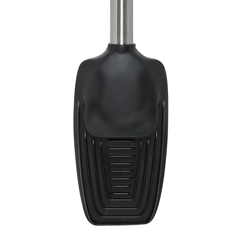 Toilet brush, 53 cm, with stand, rubber / steel, Antei, image-4