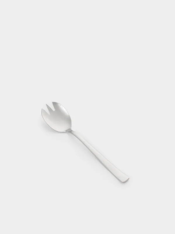 Salad serving equipment, 24 cm, 2 pr, spoon / fork, steel, Brugge, image-3