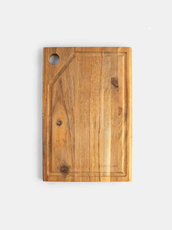 Cutting board, 33x25 cm, rectangular, wood, Noble tree, image-0