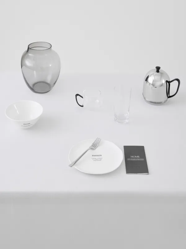 Tablecloth, 160x160 cm, polyester, white-gray, Milky way, image-1