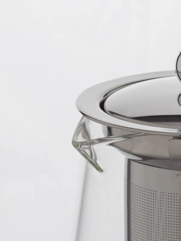 Teapot, 550 ml, glass B/steel, Pyramid, image-5