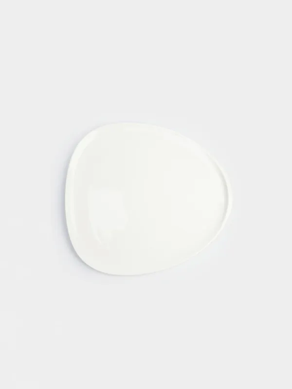 Dinner plate, 27x25 cm, porcelain P, white, Synergy, image-0