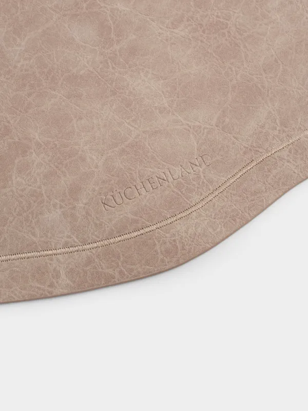 Placemat, 32x43 cm, PVC, shaped, light gray, Rock, image-2