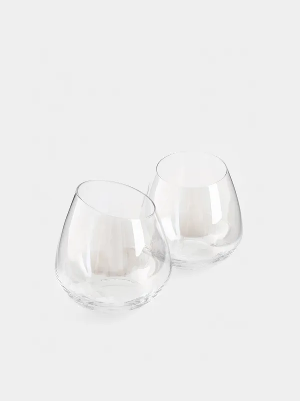 Glass, 11 cm, 400 ml, 2 pcs, glass, mother of pearl, Charm L polar, image-1