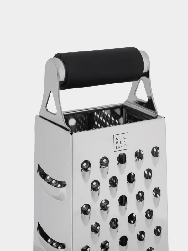 Grater, 24 cm, four-sided, black, Kitchen tools, image-3