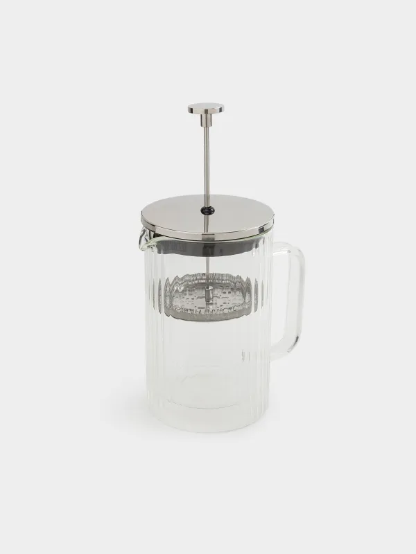 French press, 800 ml, glass B, Air ribby, image-2