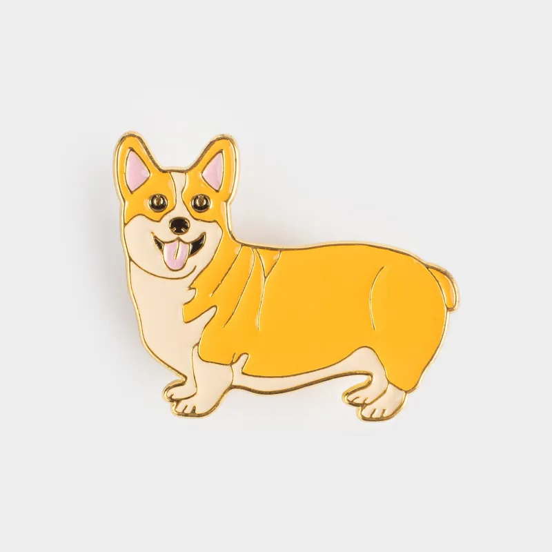 Pencil sharpener, 5x3 cm, metal, orange, Corgi, Dog