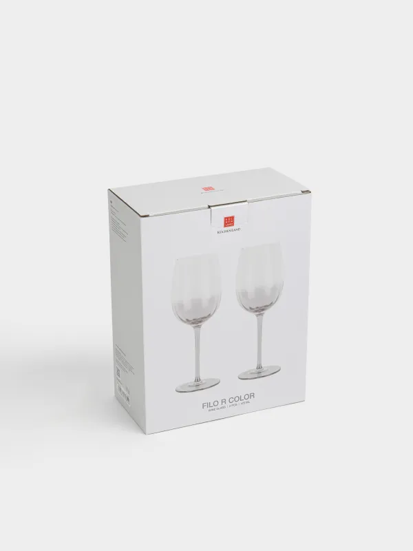 Drinking glass, 470 ml, 2 pcs, glass, beige, Filo R color, image-4