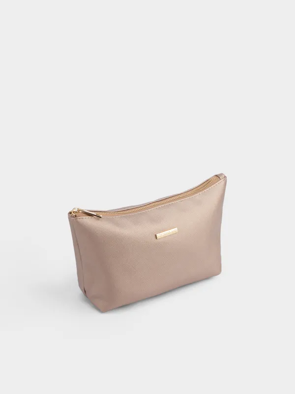 Cosmetic bag, 26x13 cm, PVC, golden, Beauty, image-5