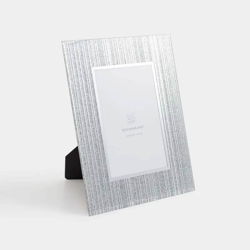 Photo frame, 17x22 cm, glass, silver, Actress, image-0