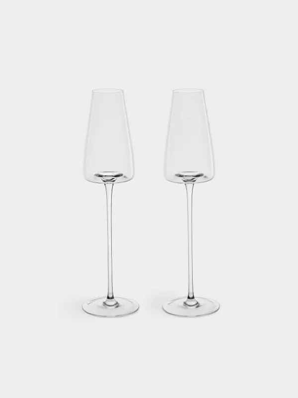 Drinking glass, 230 ml, 2 pcs, crystal glass, Sorento, image-0