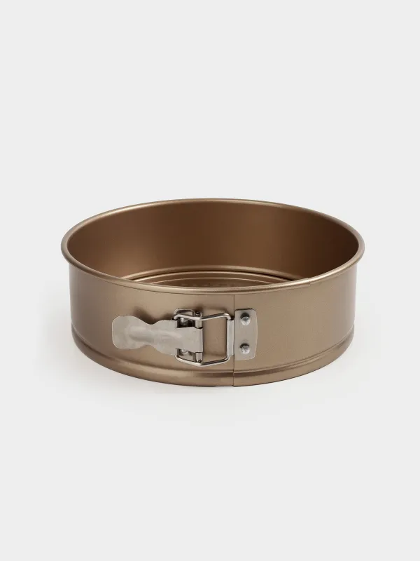 Baking dish, 22 cm, split, coated, steel, copper, Resto clip, image-0