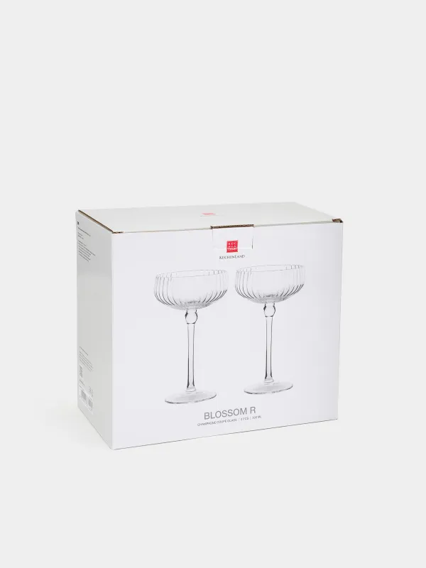 Drinking glass, 300 ml, 2 pcs, glass, Blossom R, image-3