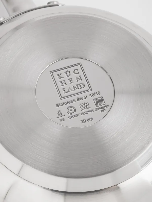 Frying pan, 20 cm, coated, steel, Silver Stone, image-9