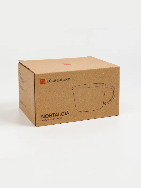 Measuring Mug, 500 ml, enameled metal, milk, Nostalgia, image-5