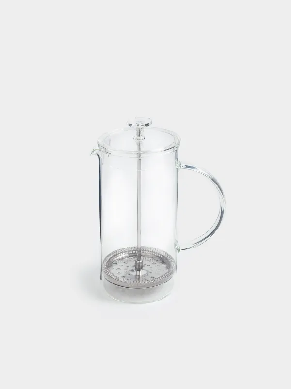 French press, 1 l, glass B / steel, Clear, image-3