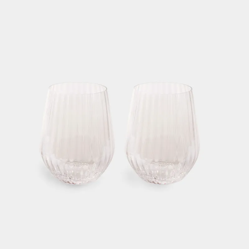 Glass, 11 cm, 450 ml, 2 pcs, glass, mother of pearl, Lombardy R polar