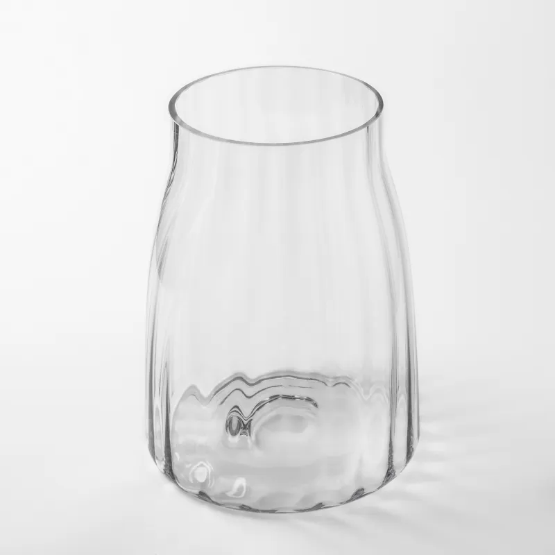 Flower vase, 26 cm, glass, Ledge, image-1