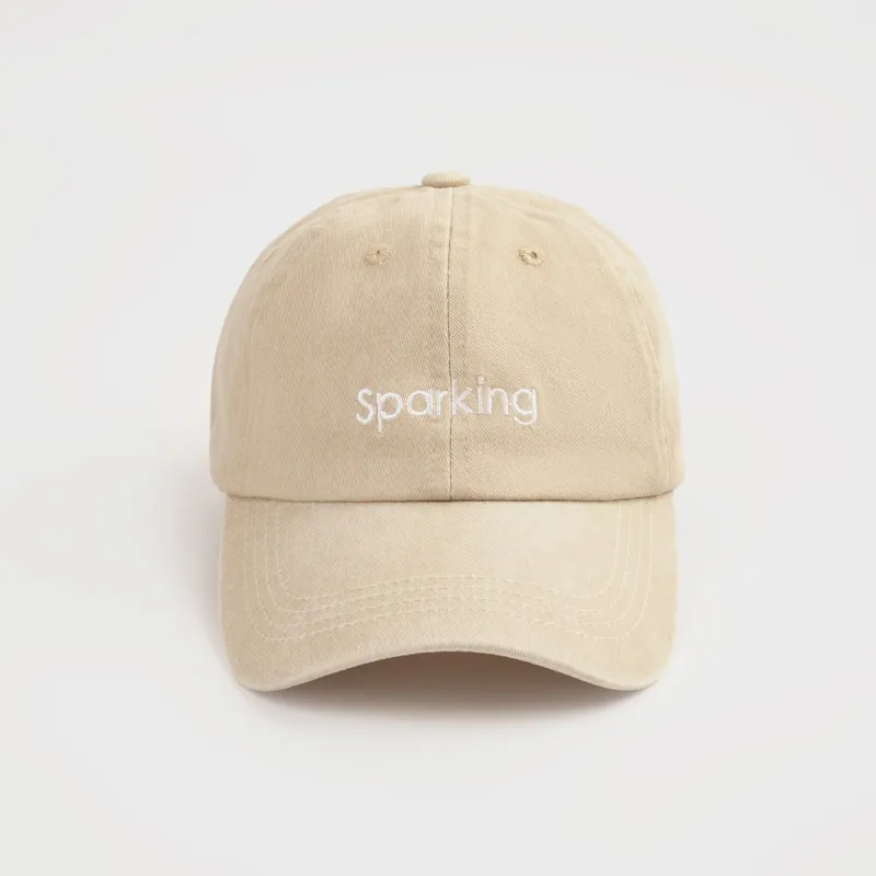 Baseball cap, 58 cm, single size, cotton, beige, Sparkling, Shore