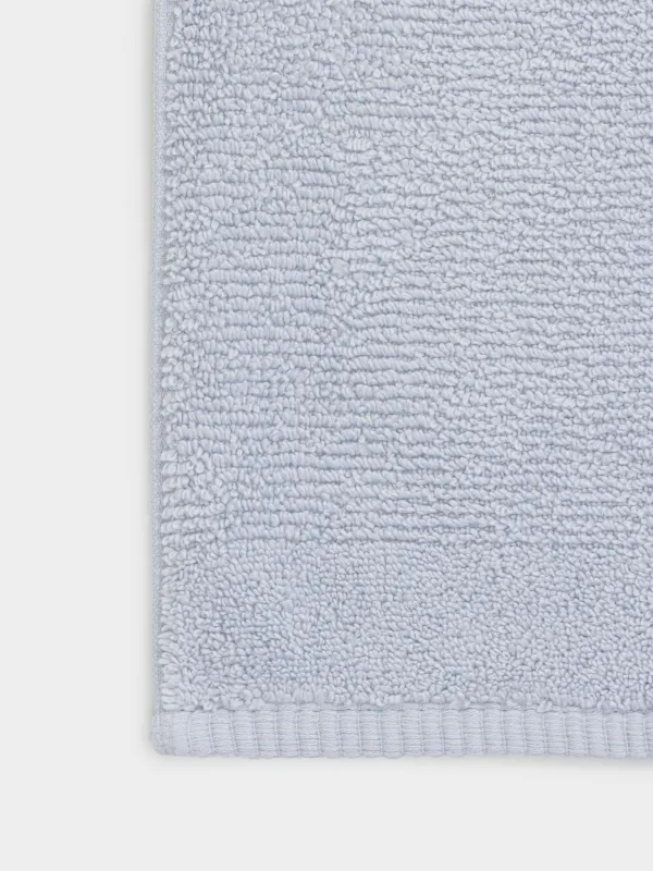 Towel set, 50x90 / 70x140 cm, 4 pcs, cotton, white / blue, Terry cotton, image-2