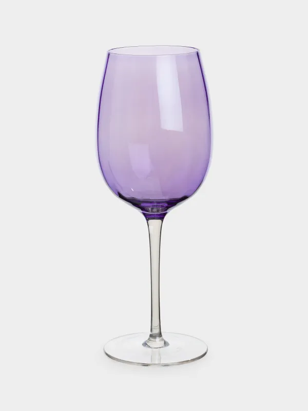 Wine glass, 470 ml, 2 pcs, glass, purple, Filo color, image-1