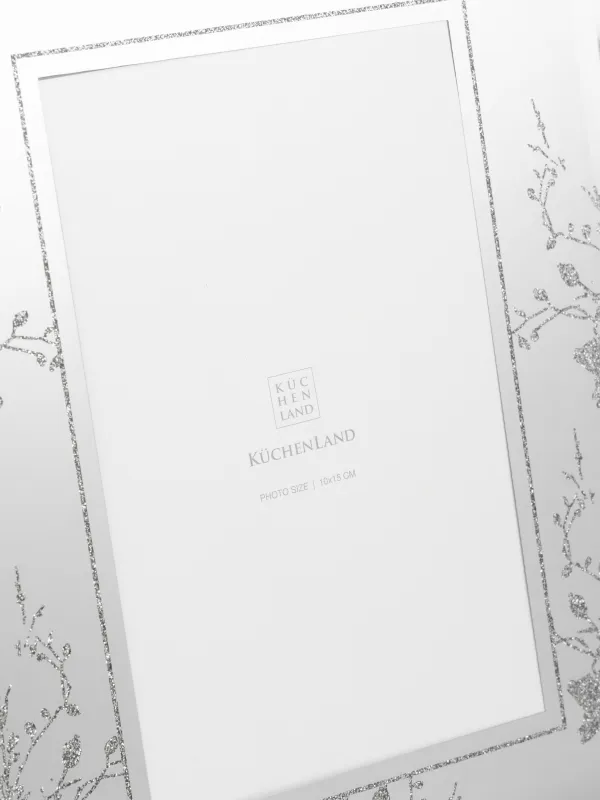 Photo frame, 17x22 cm, glass, Flowers, Glossy, image-2