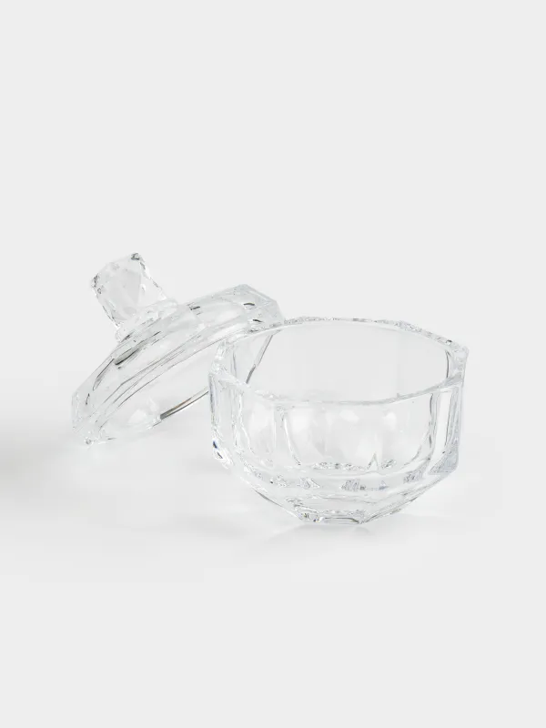 Storage container, 10x12 cm, 240 ml, glass, Edges, Terlano, image-1