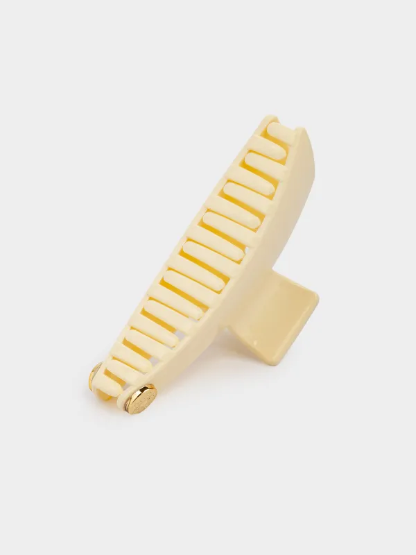 Hair clip, 12 cm, Acrylic / metal, color, Crab, Hair basic, image-4