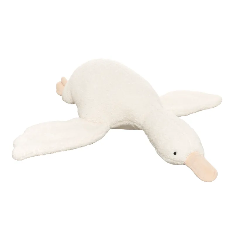 Toy, 63 cm, soft, Polyester, Milk, Goose, Birds